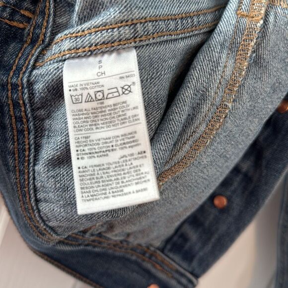 OLD NAVY DENIM JEAN JACKET WOMENS SMALL - Picture 5 of 9